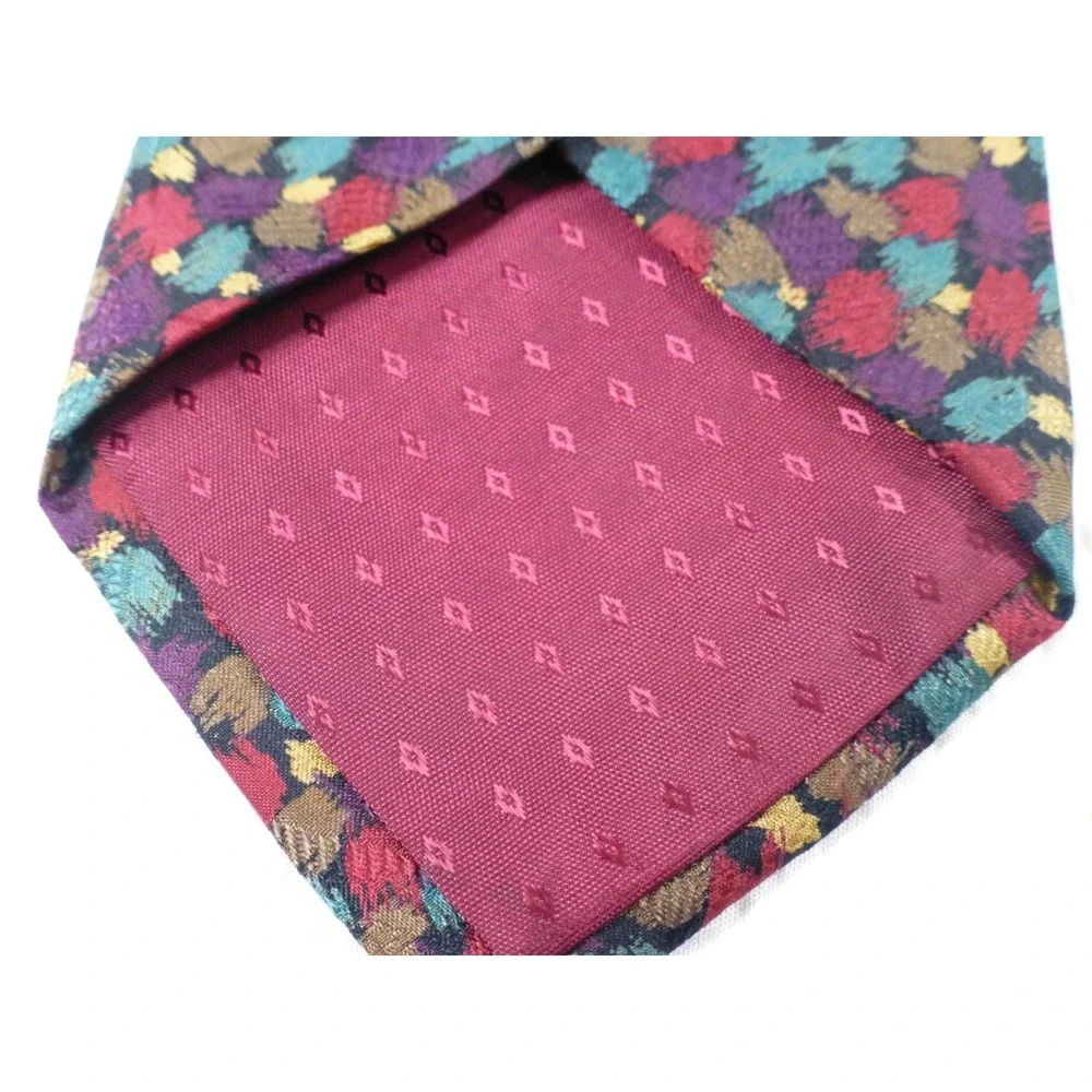 Michael Jacobs For Nordstrom Multicolored Hand Sewn Silk Tie